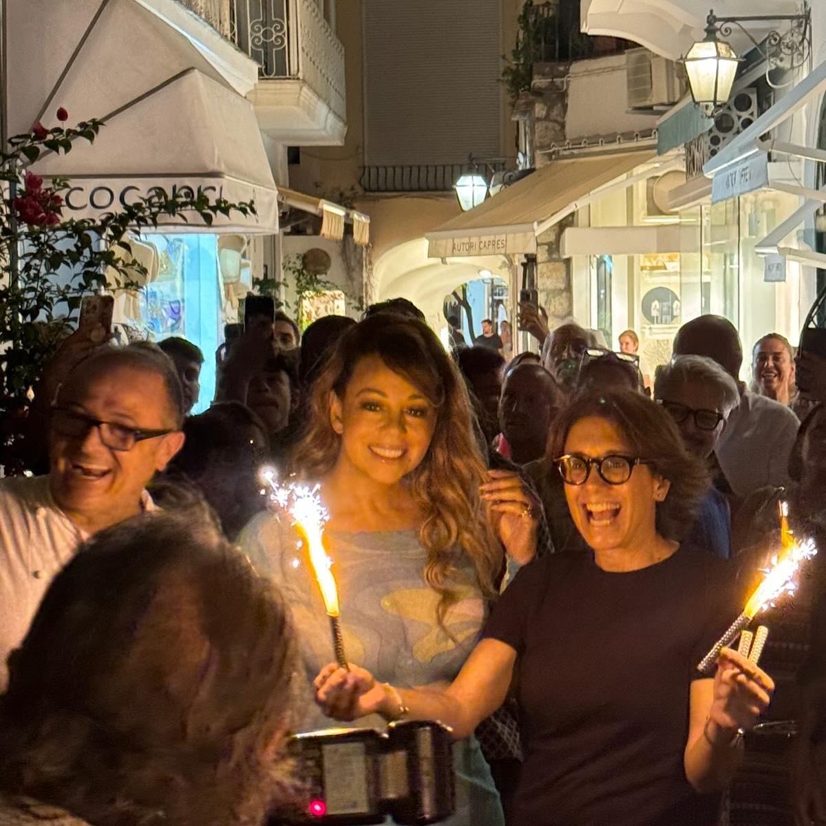 Il ritorno a Capri di Mariah Carey, la popstar mancava dall’isola da alcuni anni