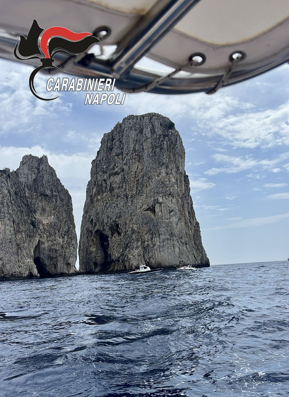 Controlli notturni dei carabinieri nel mare di Capri: sanzionati tre skipper