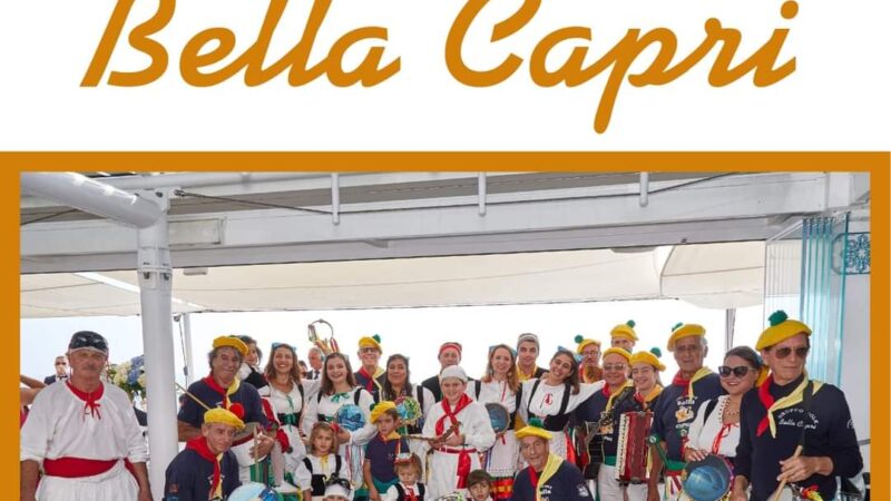 Folklore in Piazzetta: per la rassegna “Emozioni d’estate” l’esibizione del gruppo Bella Capri