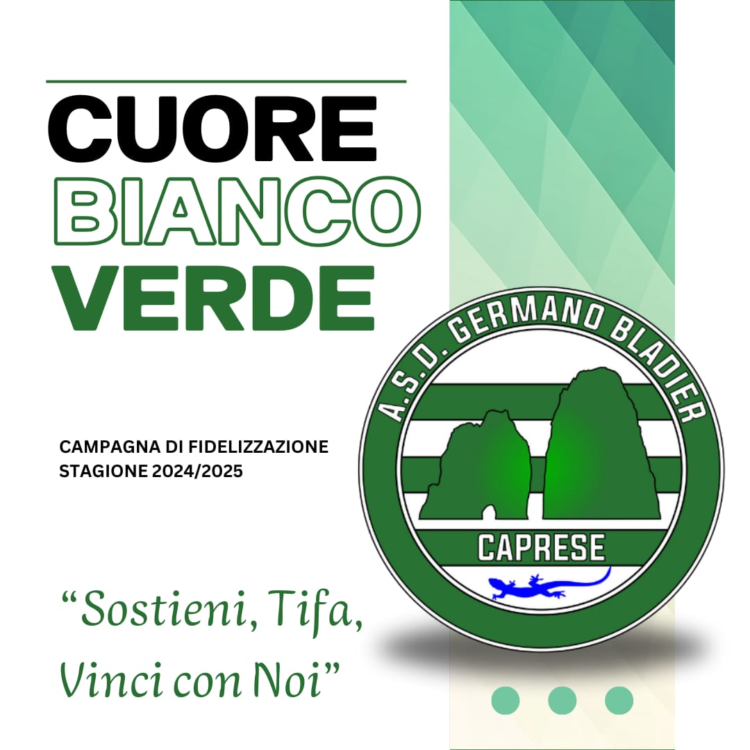 Calcio: la Gb Caprese anche quest’anno disputerà il campionato di Prima Categoria, parte la campagna di fidelizzazione “Cuore bianco verde”