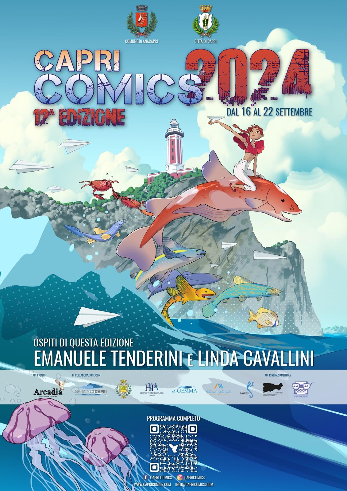 Capri Comics spegne 12 candeline: ecco tutti i dettagli dell’evento che si svolge dal 16 al 22 settembre