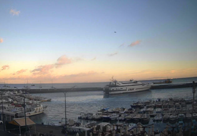 Un video immortala le fasi dell’incidente della nave Snav Virgo nel porto di Capri