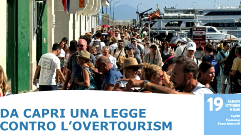 Capri, regole e scelte per il turismo del futuro: il convegno è anche in diretta streaming