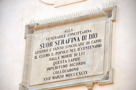 Anniversario della nascita di Prudenza Pisa, Serafina di Dio, “lustro e vanto secolare di Capri”