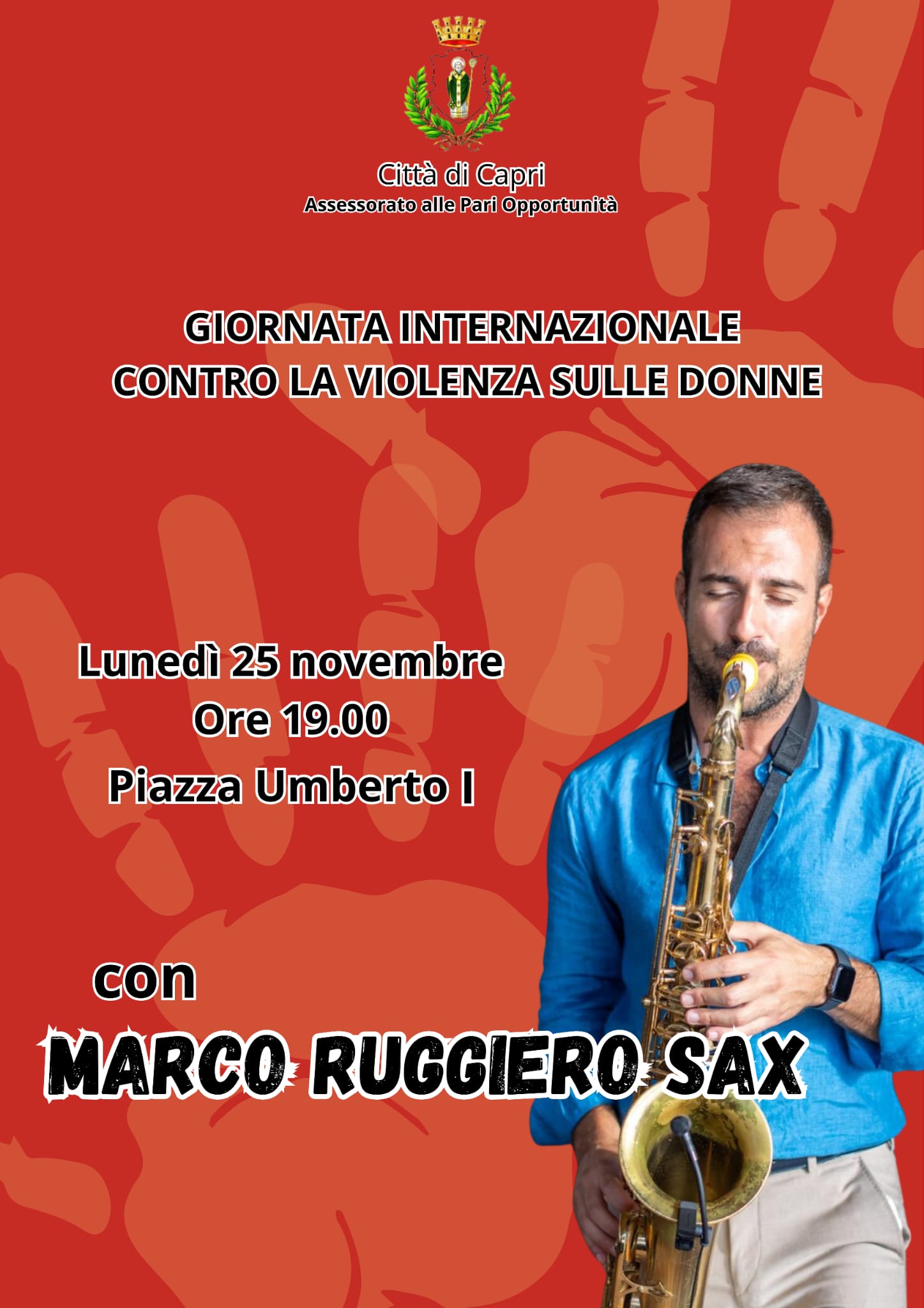 Giornata internazionale contro la violenza sulle donne, musica a Capri con Marco Ruggiero