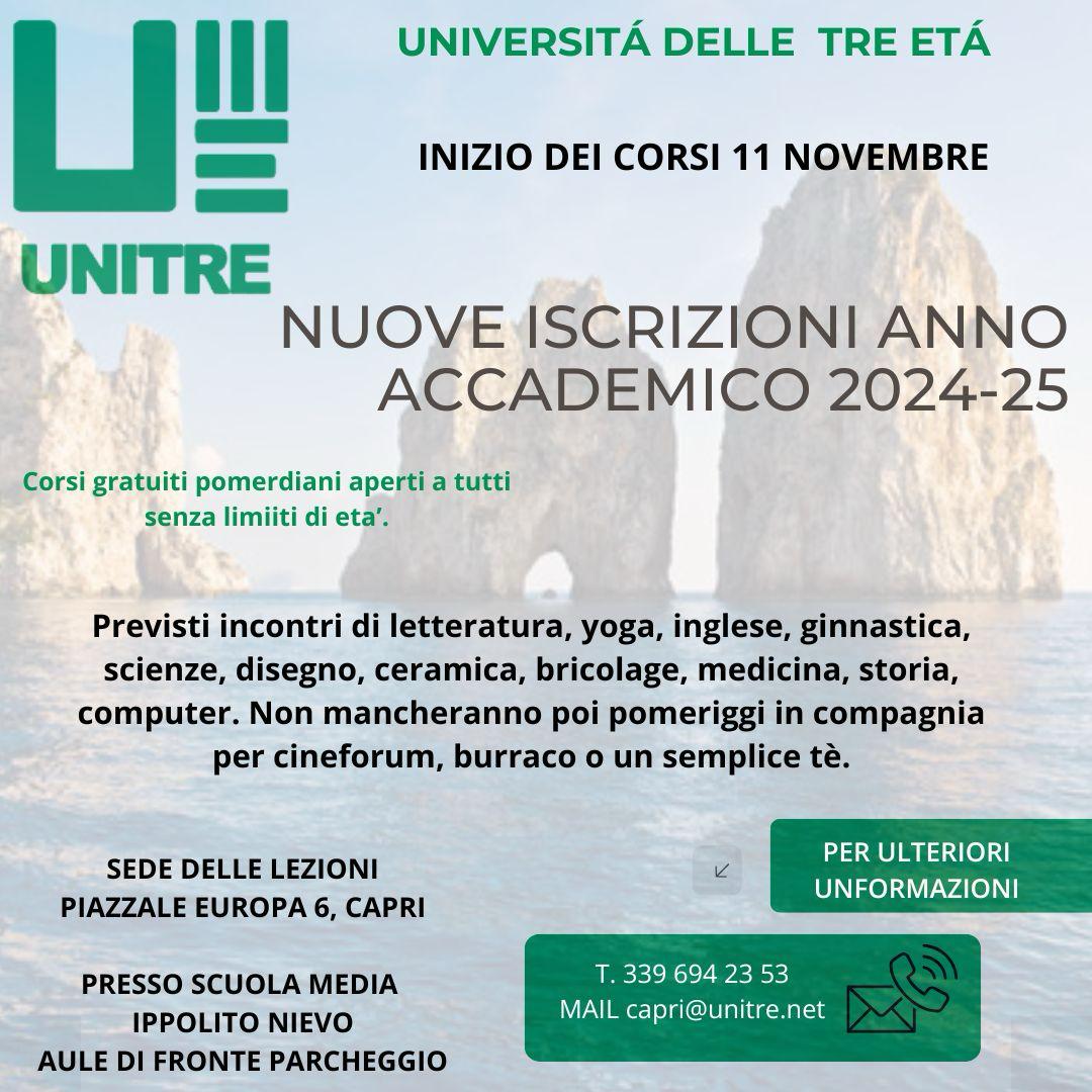 Partito il nuovo anno accademico dell’Università della terza età a Capri, il calendario delle attività