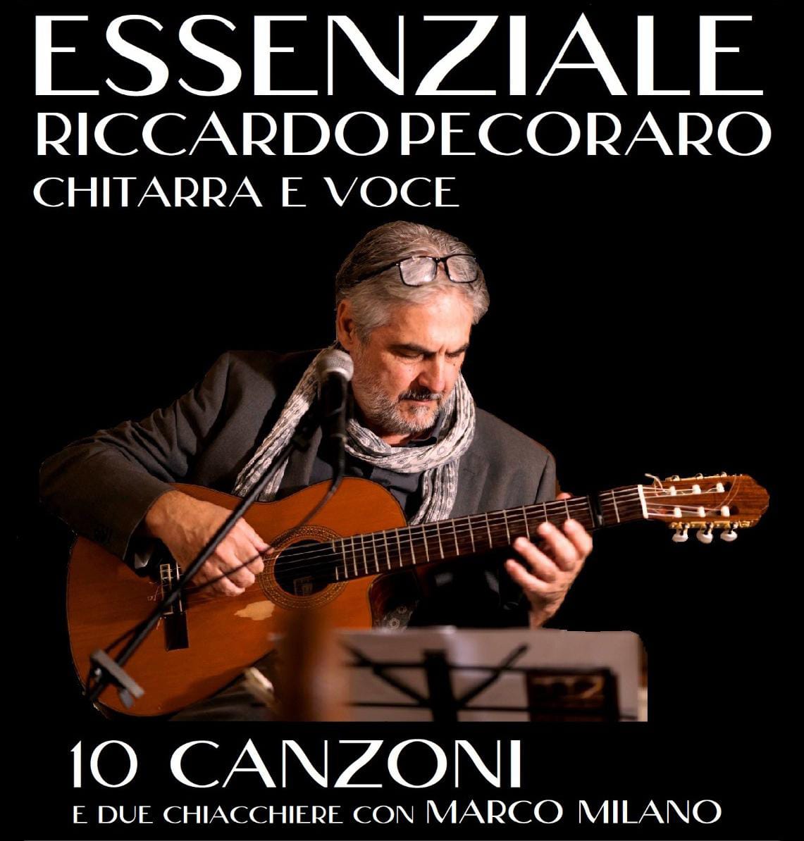 Sintesi video con estratti dal concerto “Essenziale” di Riccardo Pecoraro