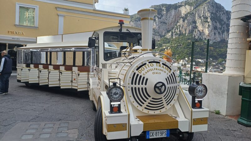 Fino all’8 gennaio a Capri il trenino di Natale