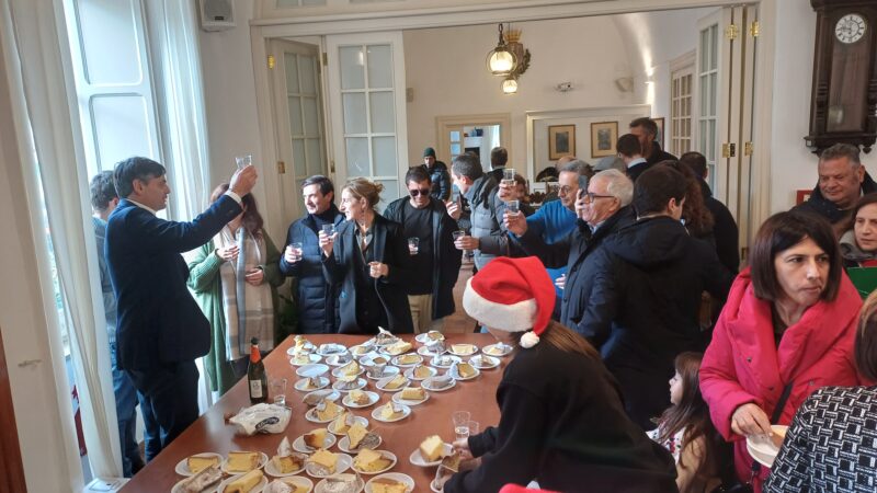 Il brindisi di Natale del sindaco e dell’amministrazione di Capri