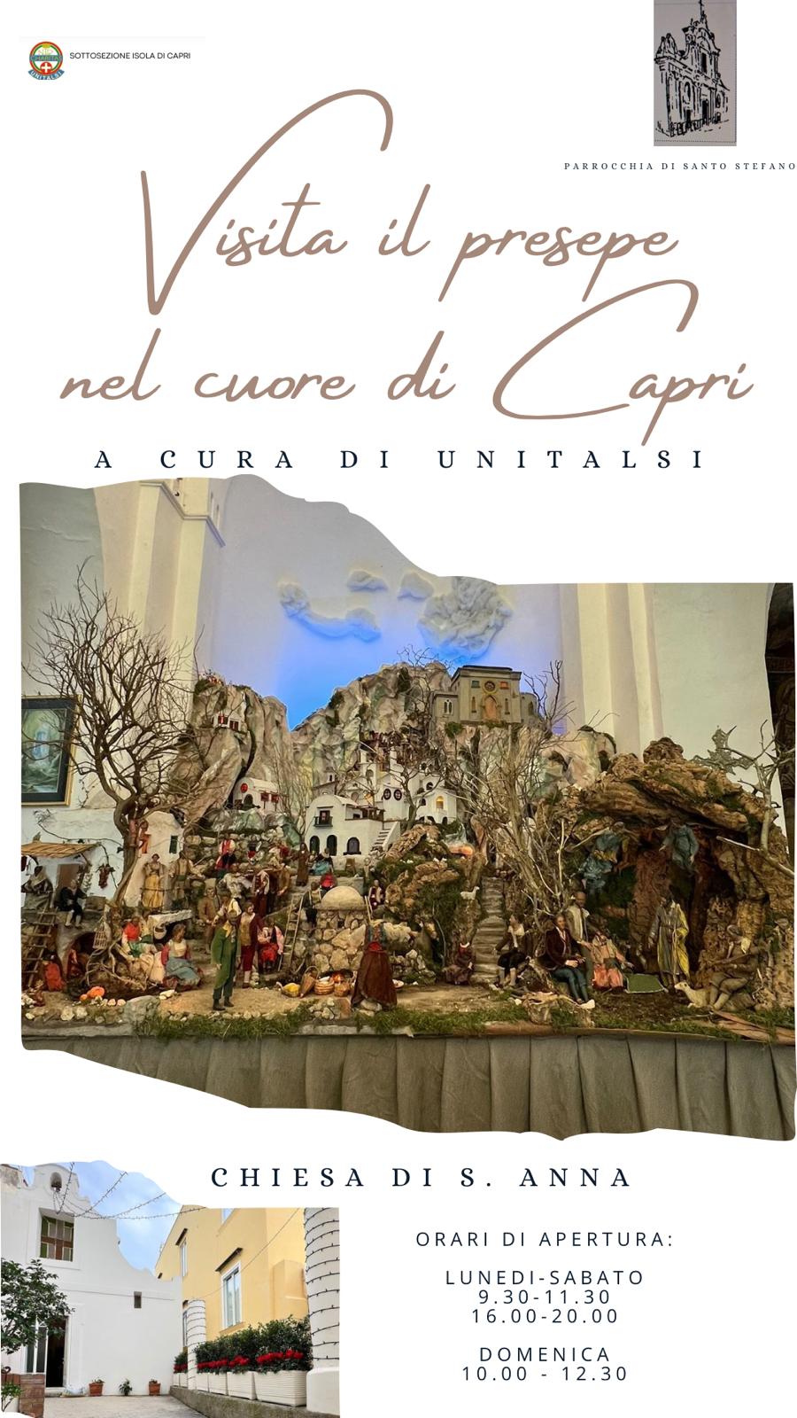 Presepe nel cuore di Capri a cura dell’Unitalsi