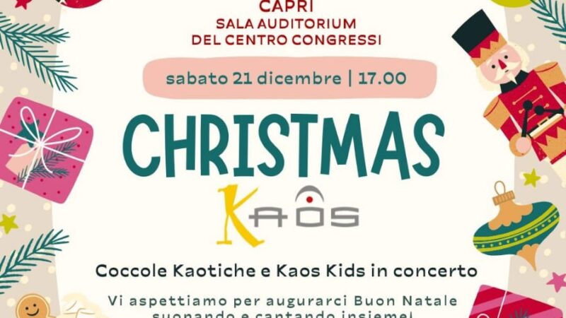 Christmas Kaos alla sala auditorium del Centro Congressi di Capri