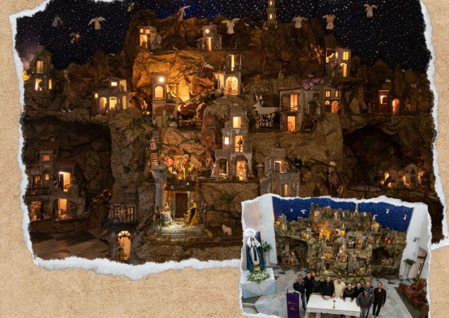 La magia del Natale nel presepe allestito nella parrocchia di Marina Grande