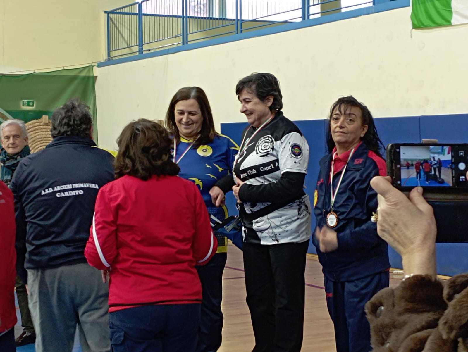 Ottimi risultati e bottino di medaglie per Capri ai campionati regionali indoor di tiro con l’arco di Nocera Inferiore