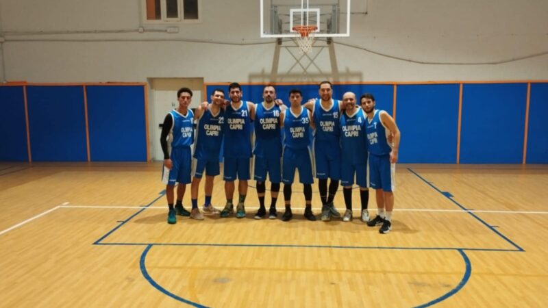 Basket (Divisione 2): l’Olimpia Capri torna a sorridere, trasferta vittoriosa con il Torretta