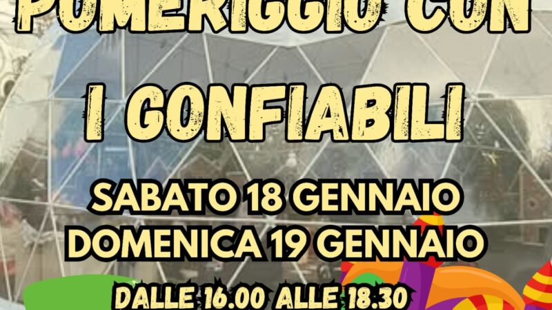 Doppio pomeriggio con i giochi gonfiabili a Capri