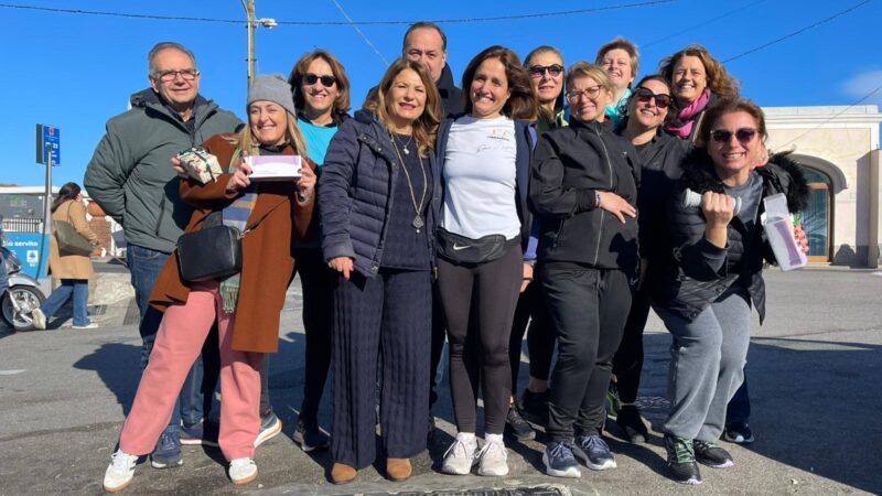 Fitwalking, brindisi a Capri tra salute e benessere a conclusione del secondo anno di attività