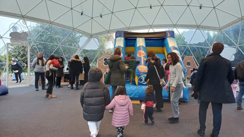 Tornano i gonfiabili per i bambini ai giardini della flora caprense