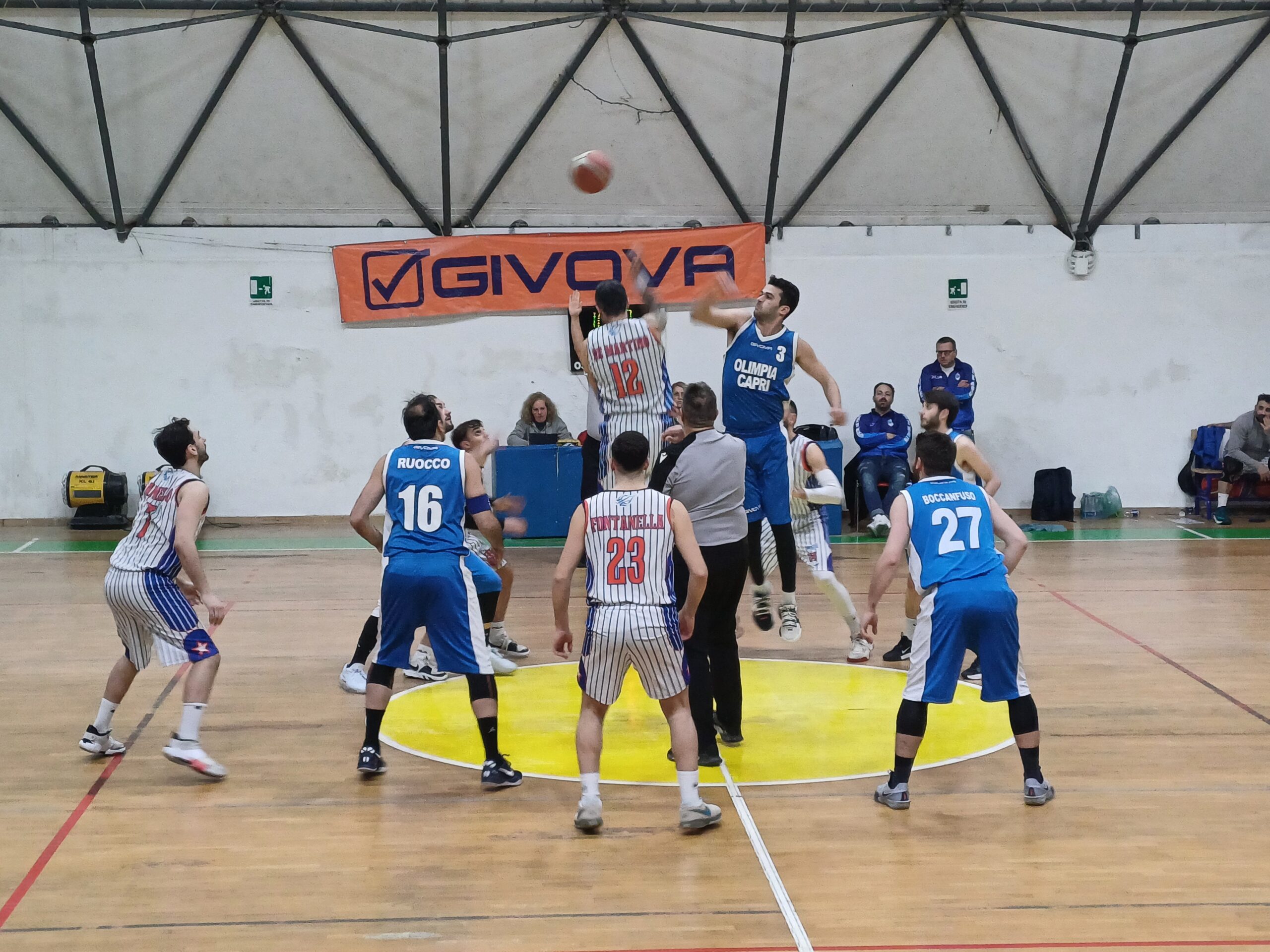 Basket (Divisione 2): ko interno per l’Olimpia, la capolista Sammaritana espugna Capri