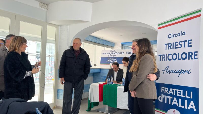 Ad Anacapri primo congresso di Fratelli d’Italia, la 19enne Lavinia Vernacchio presidente del circolo Trieste Tricolore