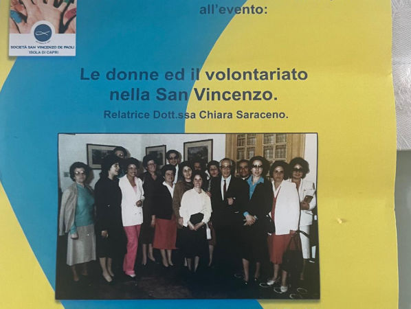 Le donne ed il volontariato nella San Vincenzo, incontro a Capri